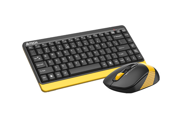 Клавиатура+мышь A4tech Клавиатура + мышь Fstyler FG1110 FG1110 BUMBLEBEE, цвет черный