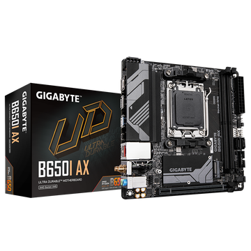 Материнская плата Gigabyte AM5 AMD B650 B650I AX