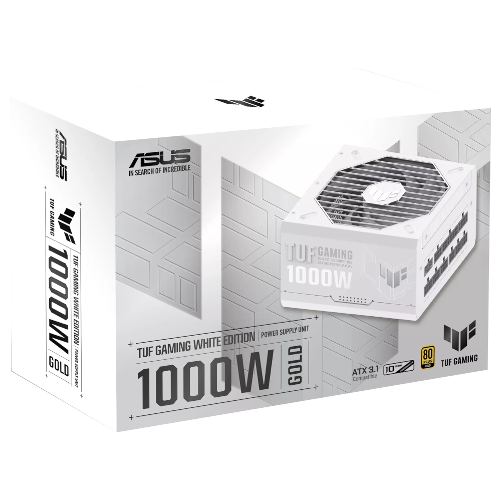 Блок питания ASUS TUF Gaming 1000W Gold White Edition