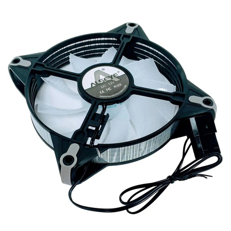 Вентилятор ALSEYE FB120-B Fan Dimensions: 120*120*25
Fan flade: 9pcs，white
Voltage: DC 12V
Current: 0.27A
Power: 3.24W
Fan speed: 1000RPM±10%
Air Flow:32.05CFM
Air Pressure: 0.98mmH2O
Noise Level: 22.5dBA
Connector: Molex 4PIN
Bearing Type: Hydraulic
Accessories: Screw x 4
Retail