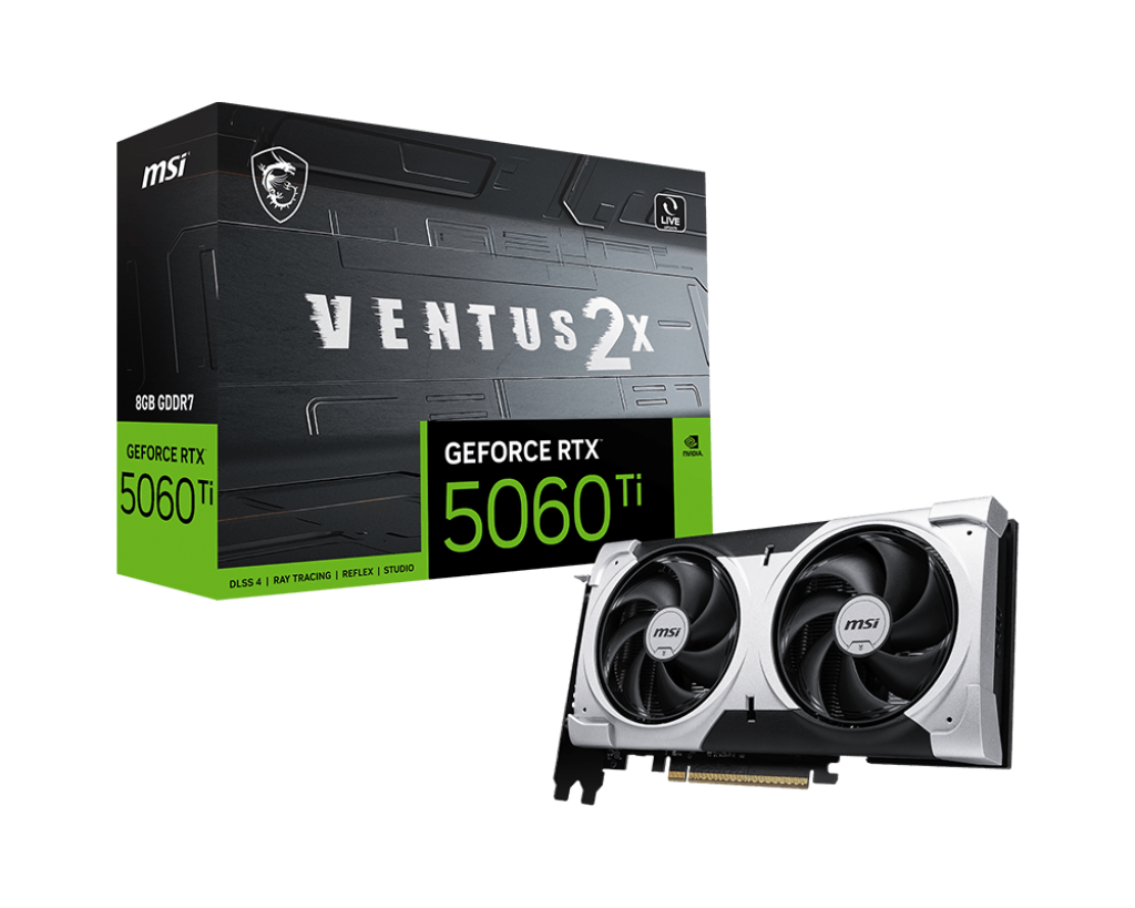 Видеокарта MSI GeForce RTX 5060 Ti 8 ΓБ Retail