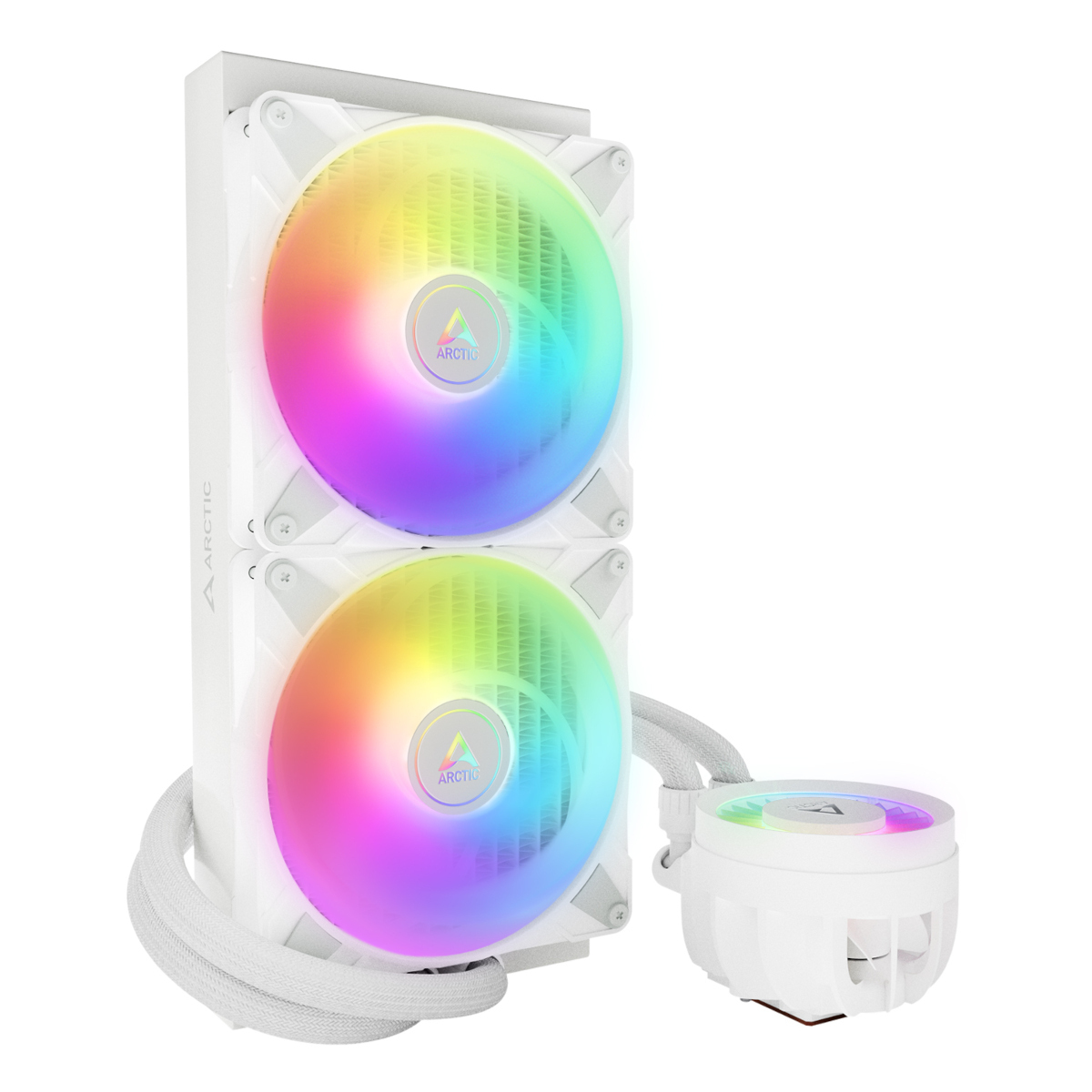 Кулер Процессорный ArcticCooling Жидкостная система охлаждения Liquid Freezer III 280 A-RGB White