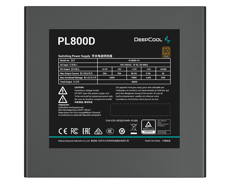 Блок питания Deepcool PL800D