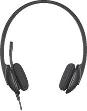 Гарнитура Logitech H340 USB, цвет черный