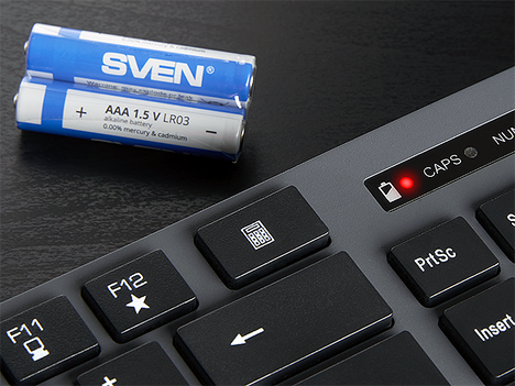 Клавиатура SVEN KB-E5300W SV-021139, цвет черный