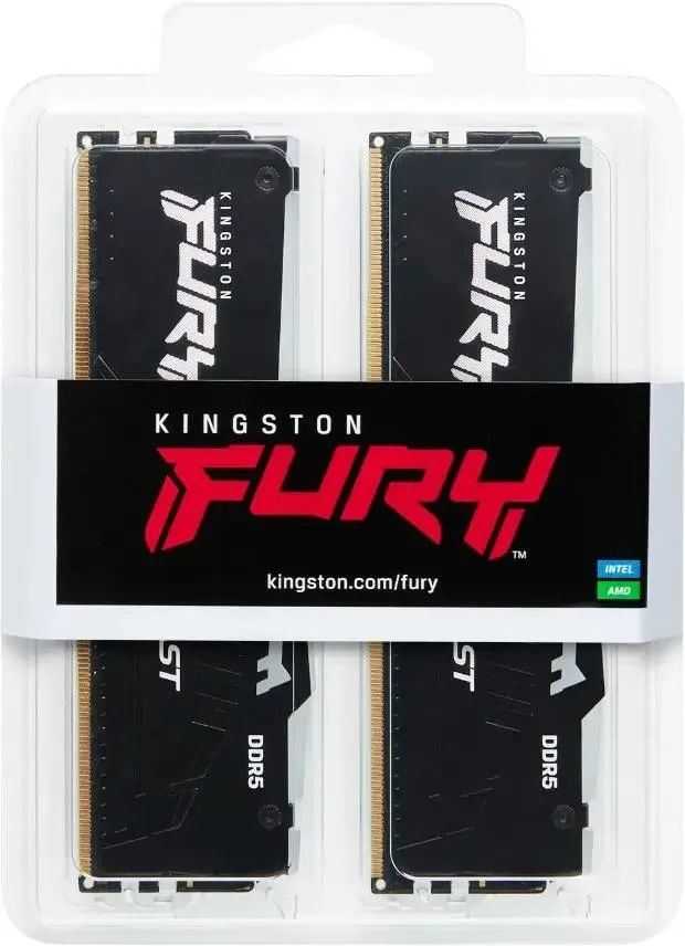 Оперативная память Kingston FURY Beast Black RGB EXPO 64GB 6000MT/s DDR5 CL36, KF560C36BBE2AK2-64, RTL