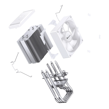 Кулер Процессорный JONSBO для CPU CR-1400 EVO ARGB White