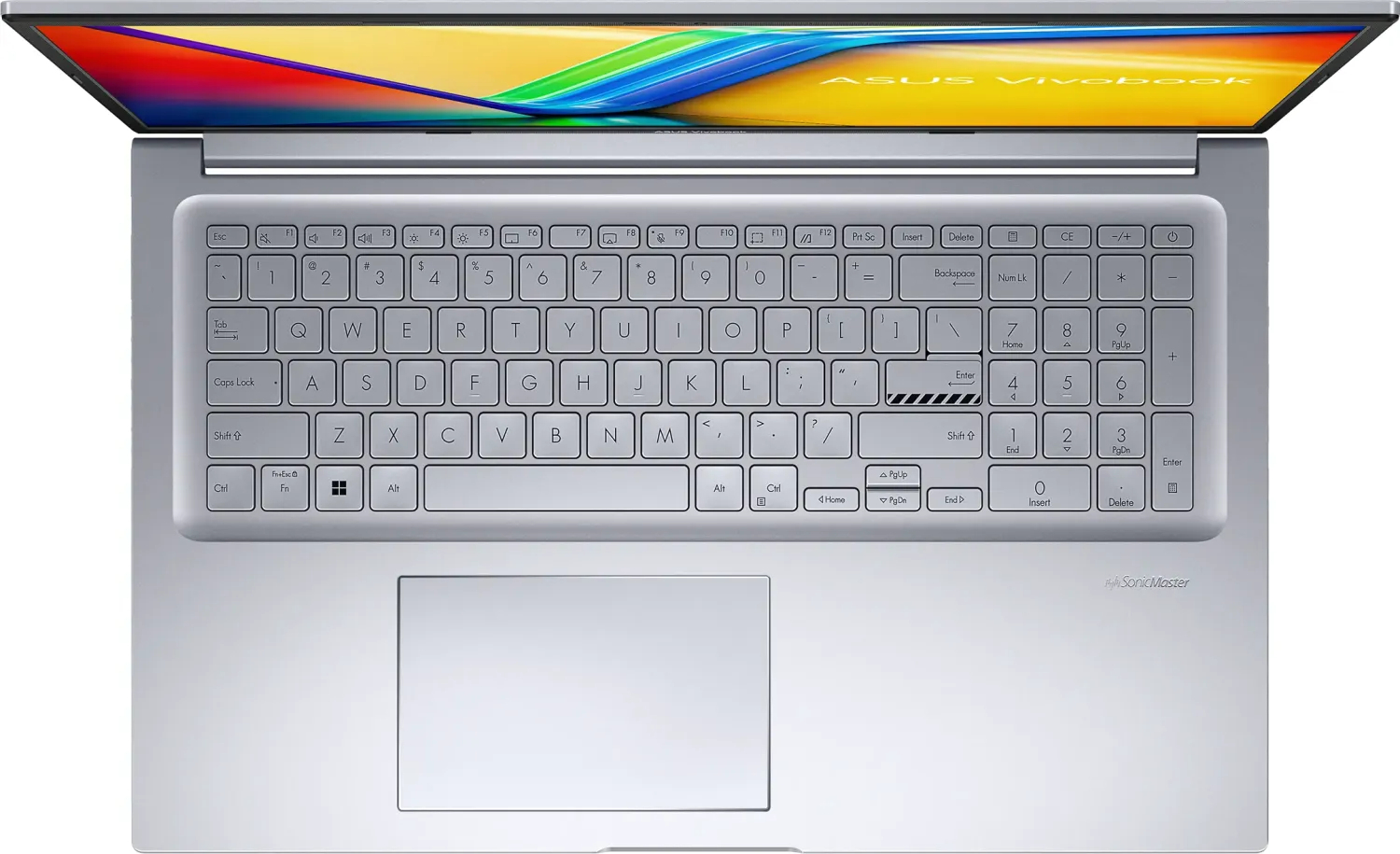 Ноутбук ASUS VivoBook 17X M3704YA-AU087 AMD Ryzen 7 7730U (серебристый)