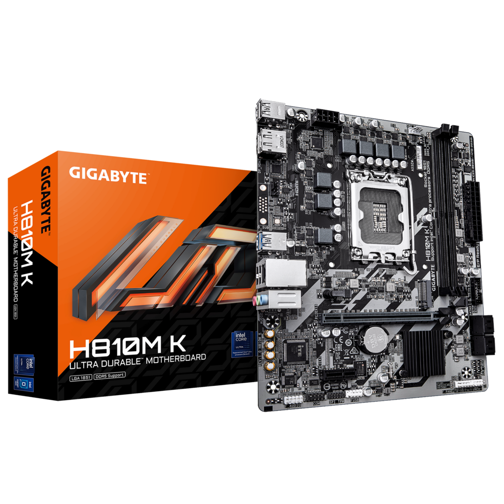 Материнская плата Gigabyte LGA1851 Intel H810 H810M K