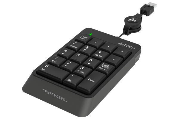 Клавиатура A4tech Числовой блок Fstyler FK13 FK13 USB ( GREY), цвет серый