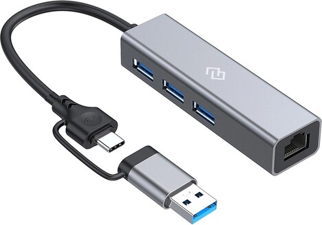 USB-концентратор DIGMA DHUB-LAN-4