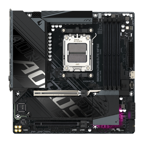 Материнская плата Gigabyte AM5 AMD B850 B850M AORUS ELITE WIFI6E ICE