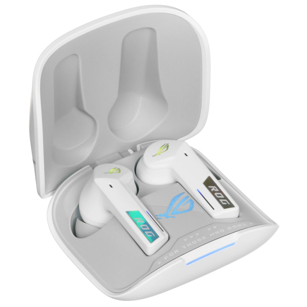 Bluetooth-гарнитура ASUS R55ES ROG Cetra True Wireless SpeedNova, цвет белый