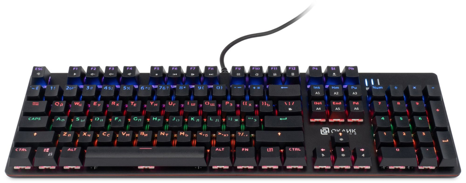 Клавиатура Oklick KeyBoard 990 G2 1875240, цвет черный
