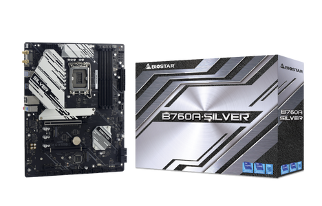 Материнская плата Biostar LGA 1700 Intel B760 B760A-Silver