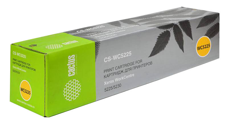 Тонер-картридж черный Cactus CS-WC5225