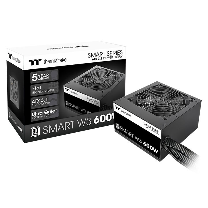Блок питания Thermaltake Smart W3 600W 80+
