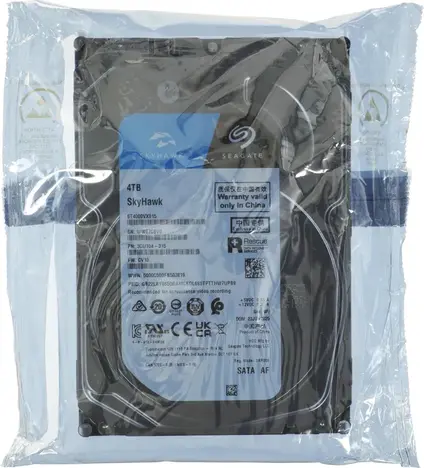 Жесткий диск  SEAGATE SkyHawk Surveillance 3.5  4TB 3.5" SATA3.0 5.4K SATA3