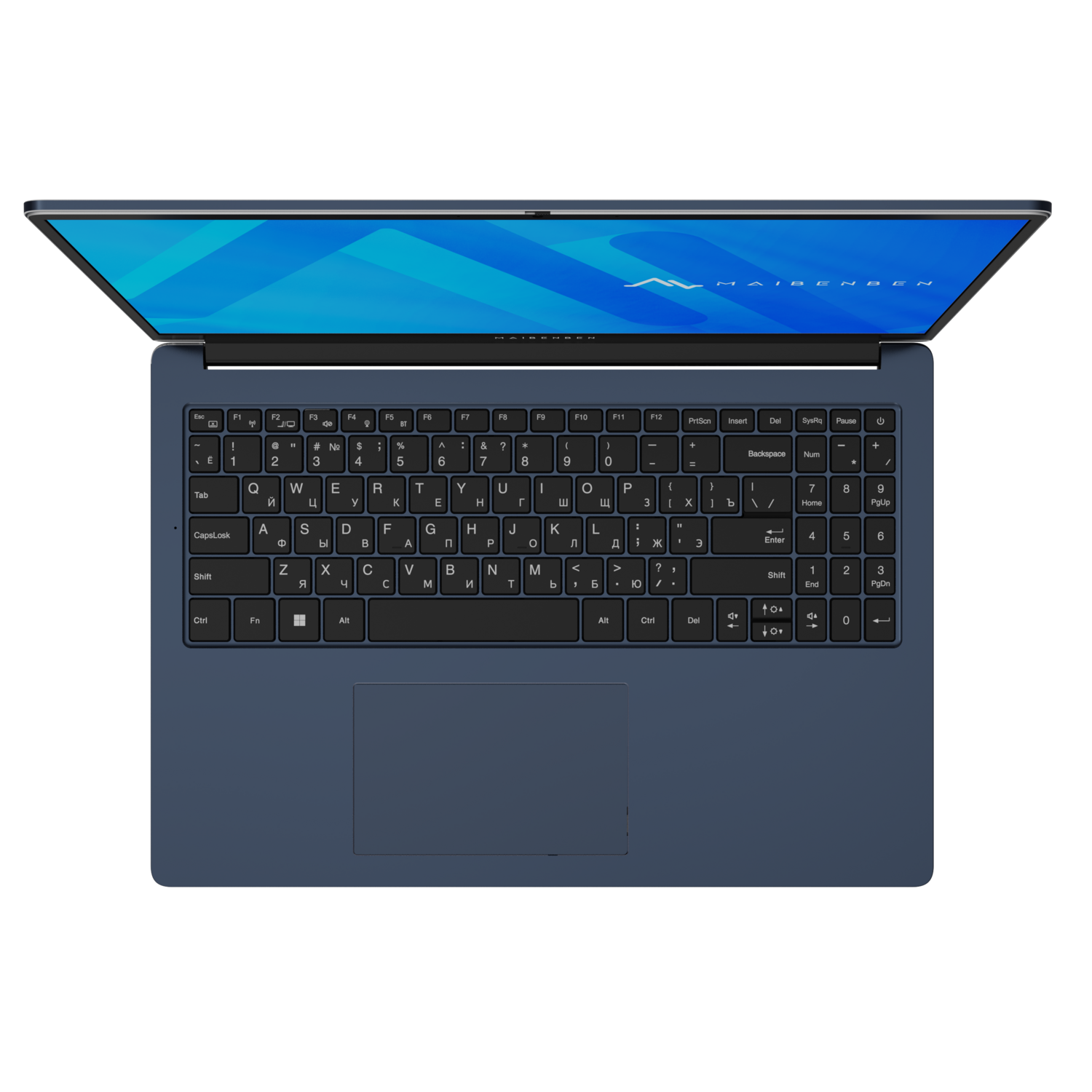 Ноутбук Maibenben Medio M657 AMD Ryzen 7 5825U (темно-синий)