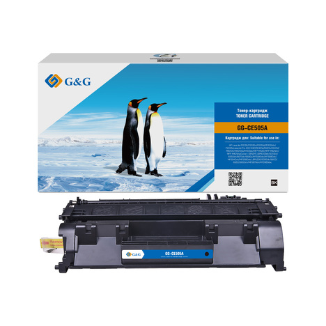 Тонер-картридж черный G&amp;G GG-CE505A