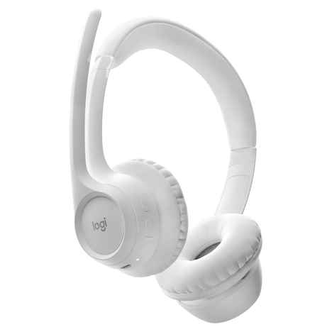 Bluetooth-гарнитура Logitech Zone 300, цвет белый