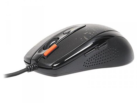 Мышь A4Tech V-Track F5 черный/рисунок оптическая 3000dpi USB 6but