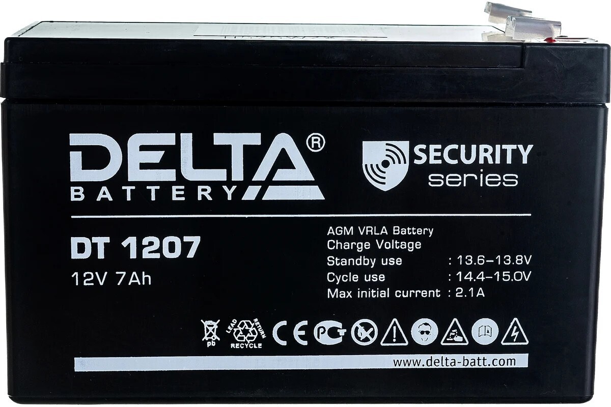 Сменная батарея для ИБП Delta DT 1207