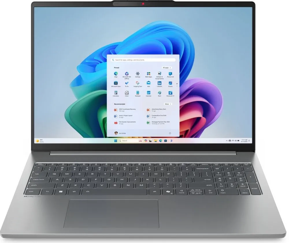 Ноутбук LENOVO IdeaPad Slim 5 G10 16AHP10 AMD Ryzen 7 8845HS (серый)