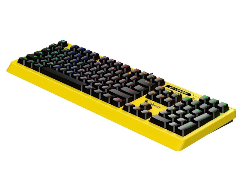 Клавиатура A4tech Bloody B810RC ( PUNK YELLOW ), цвет желтый