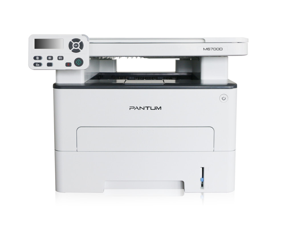 Pantum M6700D, P/C/S, Mono laser, А4, 30 ppm (max 60000 p/mon), 525 MHz, 1200x1200 dpi, 128 MB RAM, GDI, Duplex, paper tray 250 pages, USB, start. cartridge 1000 pages