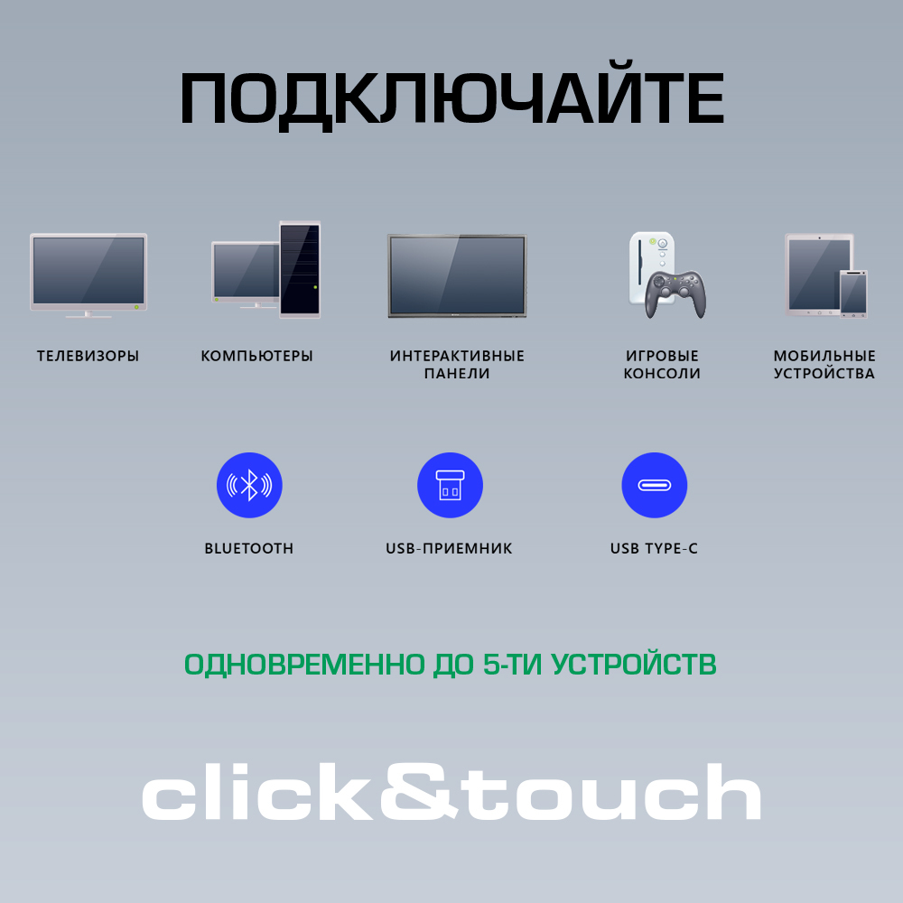 Клавиатура-тачпад Prestigio Click&Touch PSKEY1SGRU