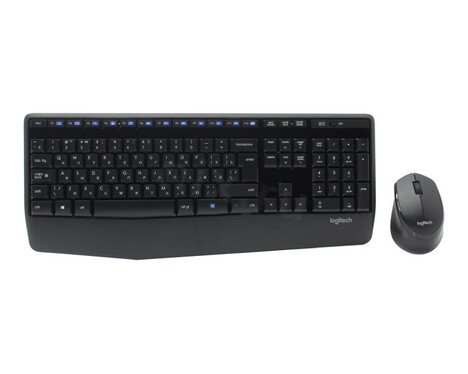 Клавиатура+мышь Logitech Wireless Combo MK345 920-008534, цвет черный