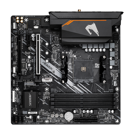 Материнская плата Gigabyte AM4 AMD B550 B550M AORUS ELITE AX