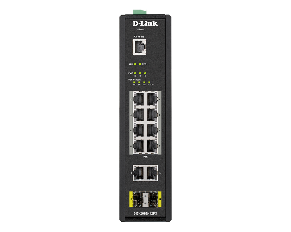 Коммутатор D-LINK DIS-200G-12PS