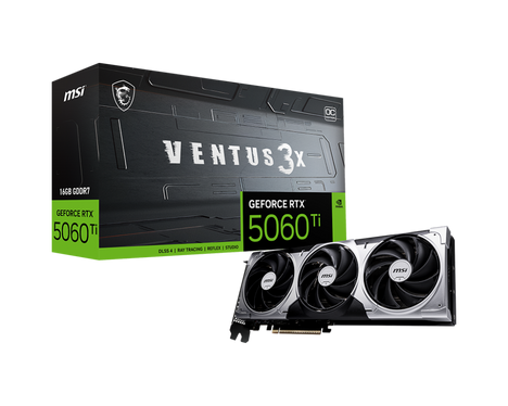 Видеокарта MSI GeForce RTX 5060 Ti 16 ΓБ Retail