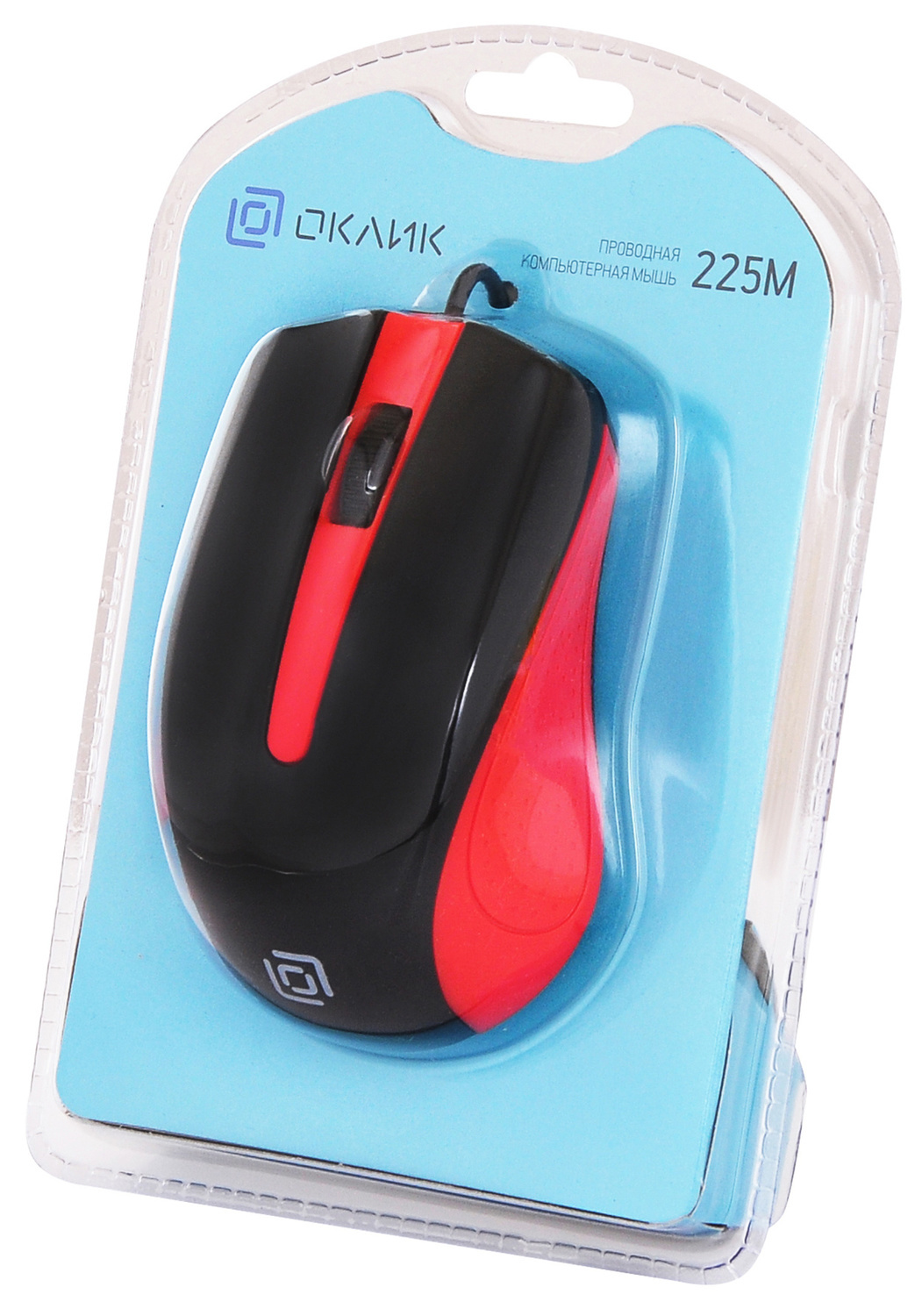 Мышь Oklick Мышь 225M 288237, цвет красный