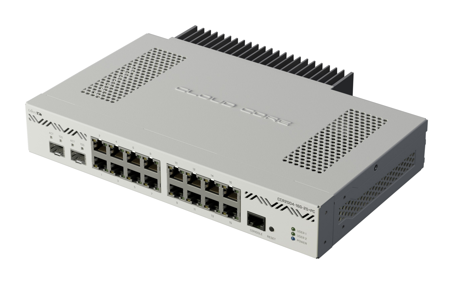 Проводной роутер MikroTik CCR2004-16G-2S+PC