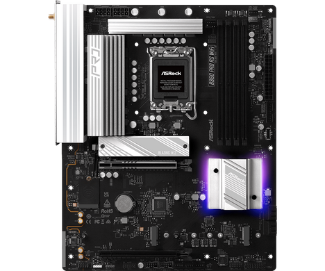 Материнская плата ASRock LGA 1851 Intel B860 B860 PRO RS WIFI