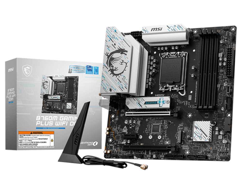 Материнская плата MSI Intel B760 B760M GAMING PLUS WIFI DDR4