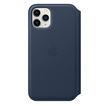 

iPhone 11 Pro Leather Folio - Deep Sea Blue
