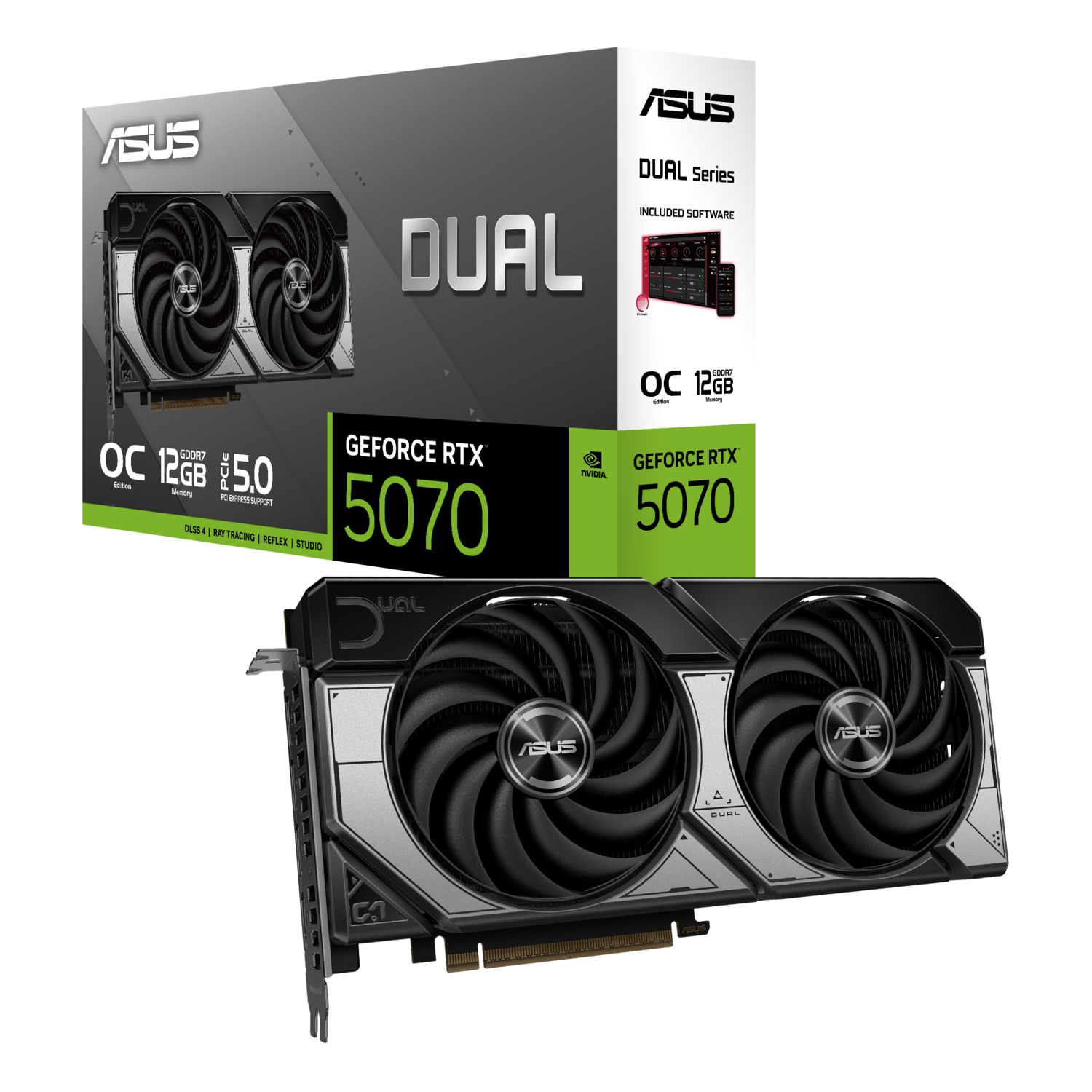 Видеокарта ASUS GeForce RTX 5070 12 ΓБ Retail