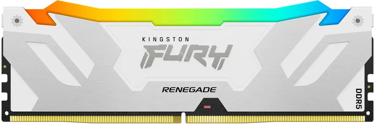 Оперативная память Kingston FURY Renegade RGB White XMP 16GB 7600MT/s DDR5 CL38, KF576C38RWA-16, RTL