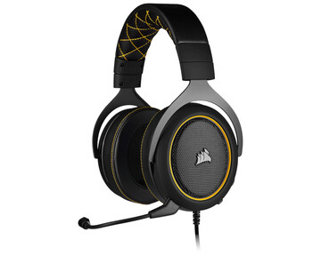 Гарнитура Corsair Gaming HS60 PRO SURROUND, цвет желтый/черный
