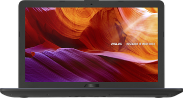 ASUS X543UA-GQ2044  15.6"(1366x768 (матовый))/Intel Pentium 4417U(2.3Ghz)/4096Mb/500Gb/DVDrw/Int:Intel UHD Graphics 620/Cam/BT/WiFi/war 1y/1.9kg/Star