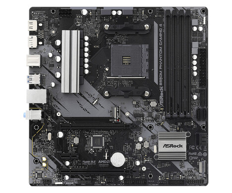 Материнская плата ASRock AM4 AMD B550 B550M Phantom Gaming 4