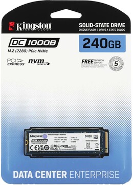 Внутренний твердотельный накопитель Kingston DC1000B 240GB