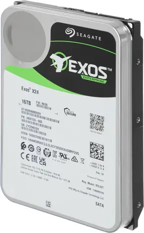 Жесткий диск  SEAGATE Exos X24 3.5  16TB 7.2K SATA3