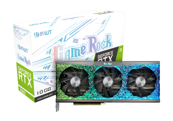 

Видеокарта Palit GeForce RTX 3080 10 ΓБ Retail LHR