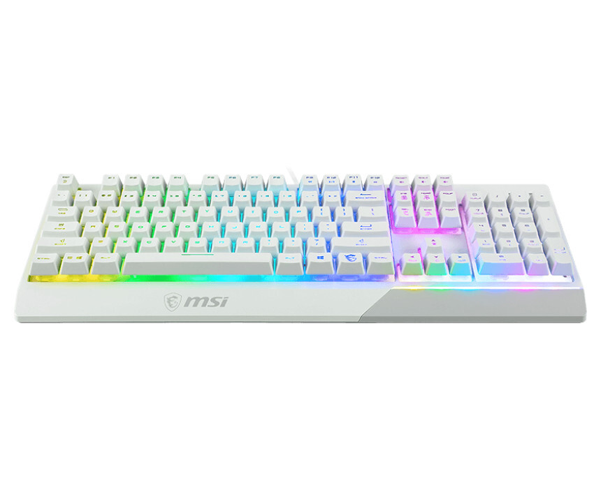 Клавиатура MSI Vigor GK30 S11-04RU304-CLA, цвет белый