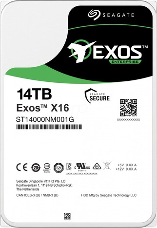Жесткий диск  SEAGATE Exos X16 3.5  14TB 7.2K SATA3